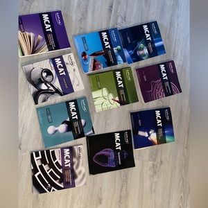 10 MCAT Kaplan books set